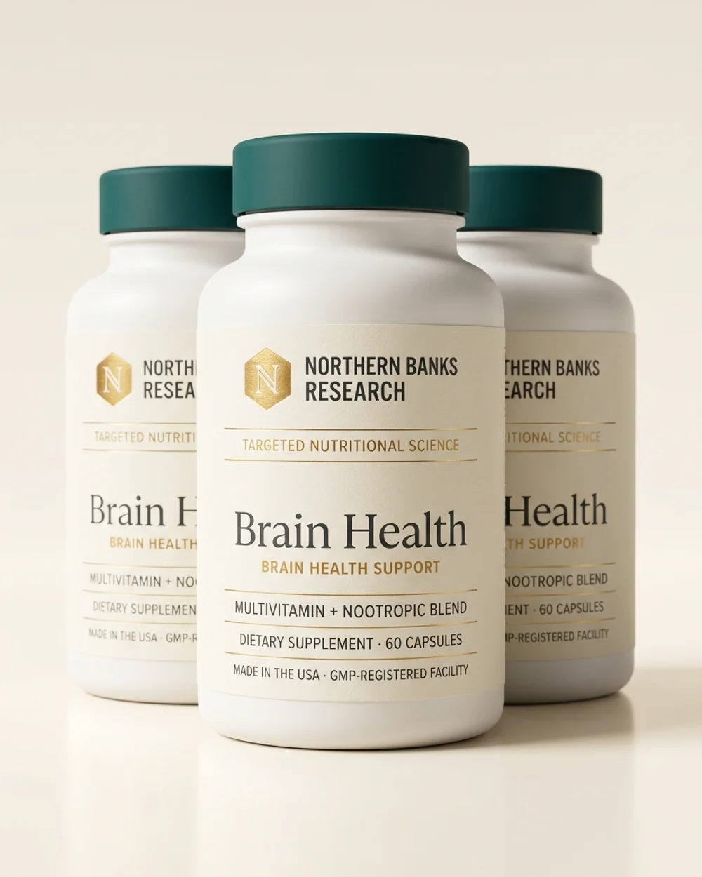 Brain Health Support 3-bottle supply