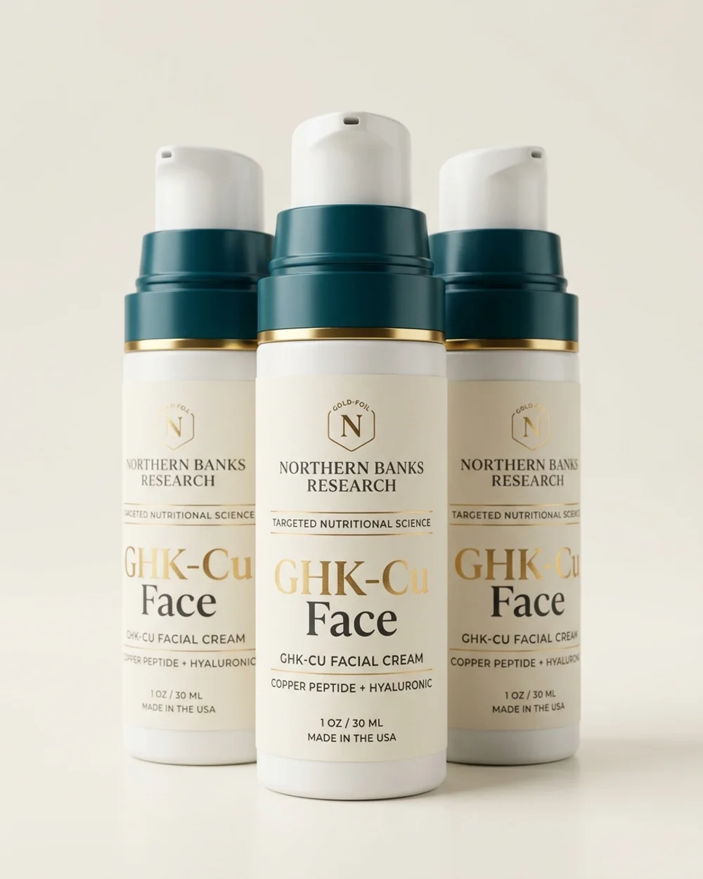 GHK-Cu Facial Cream 3-pack