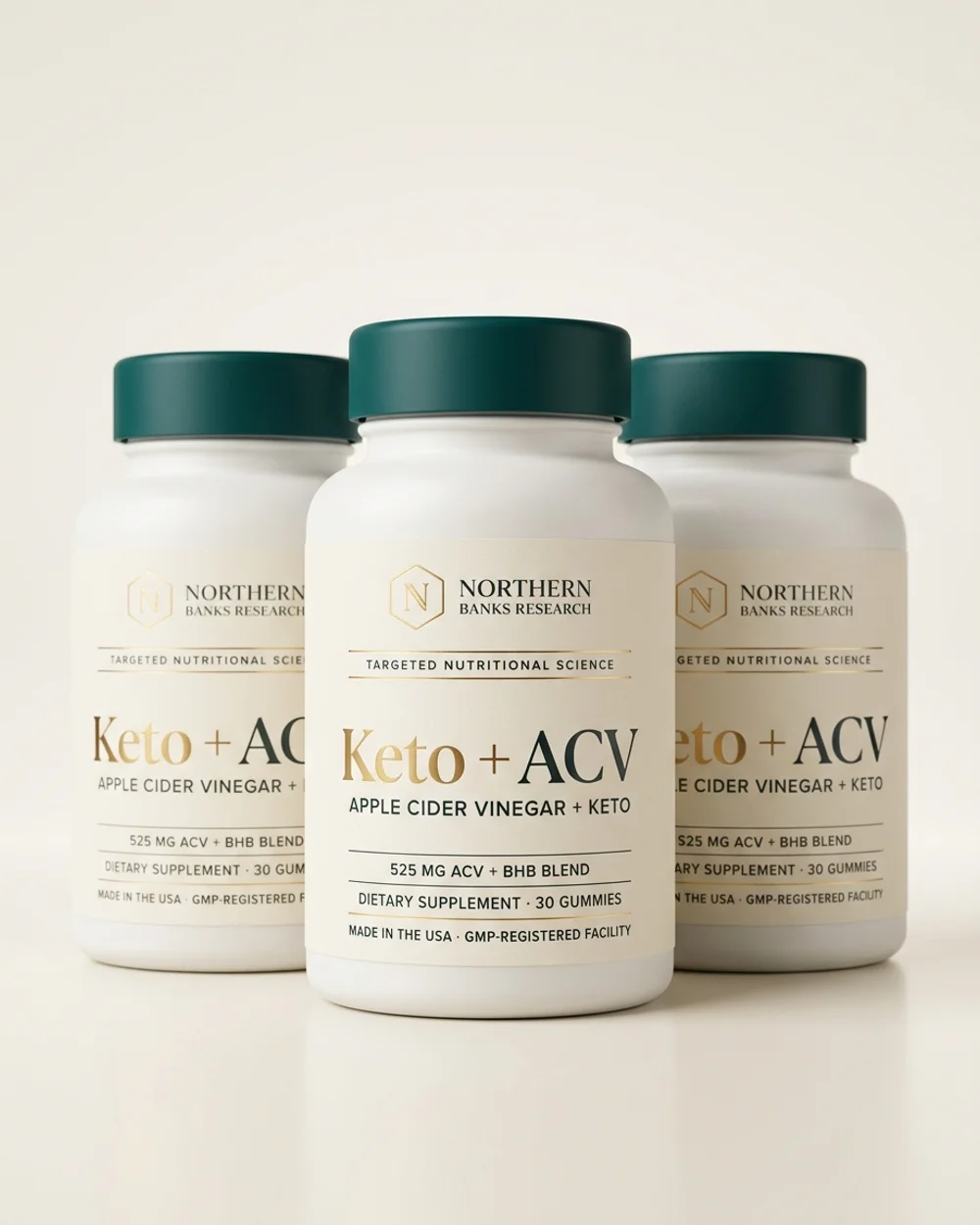 Keto + ACV Gummies 3-bottle supply