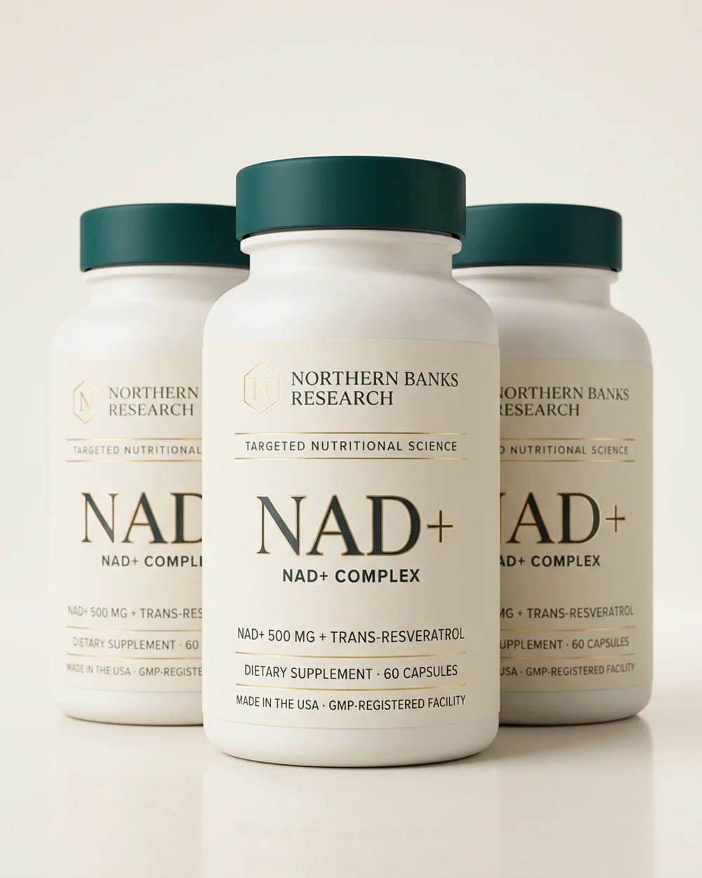 NAD+ Capsules 3-bottle supply