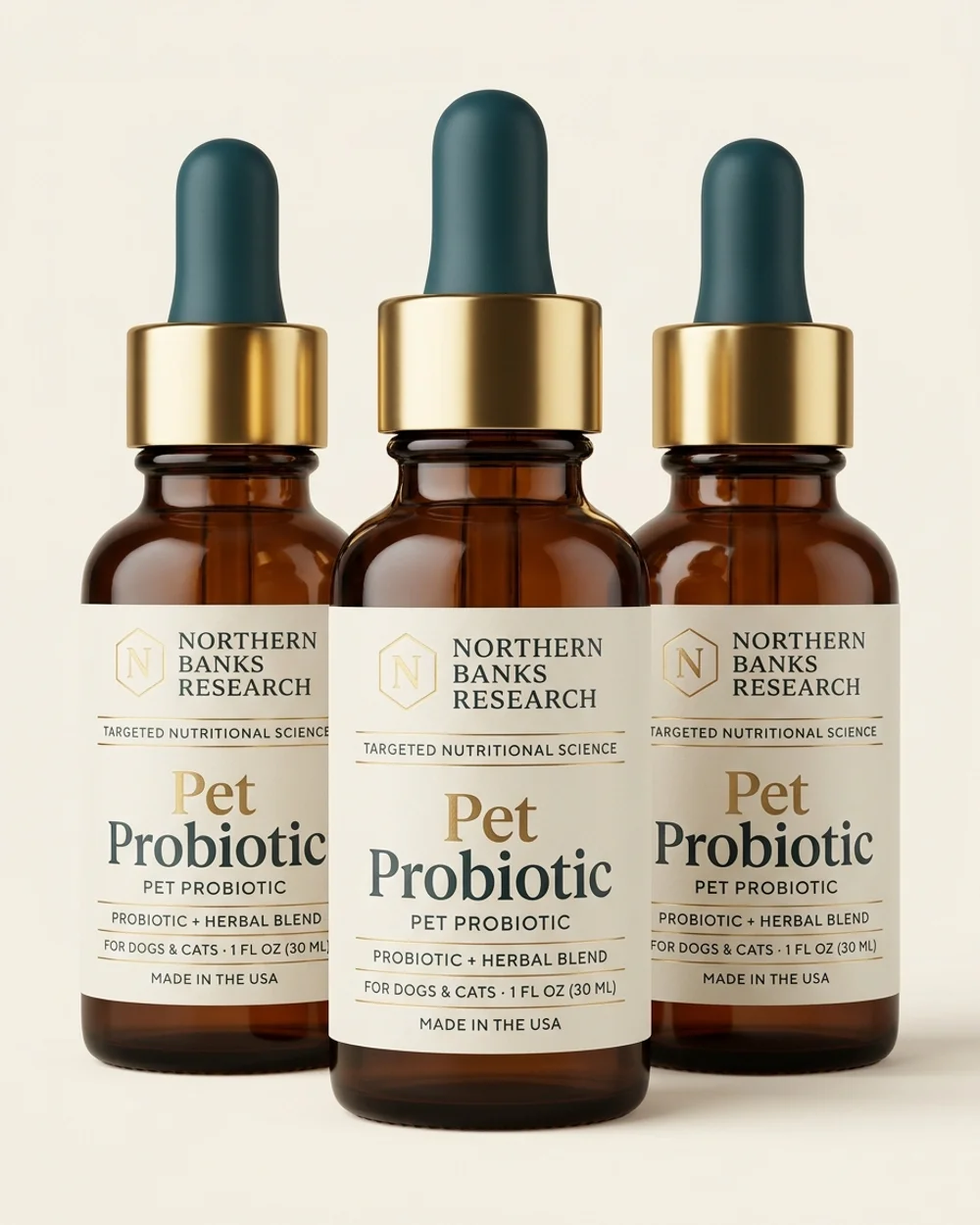 Pet Probiotic 3-bottle supply