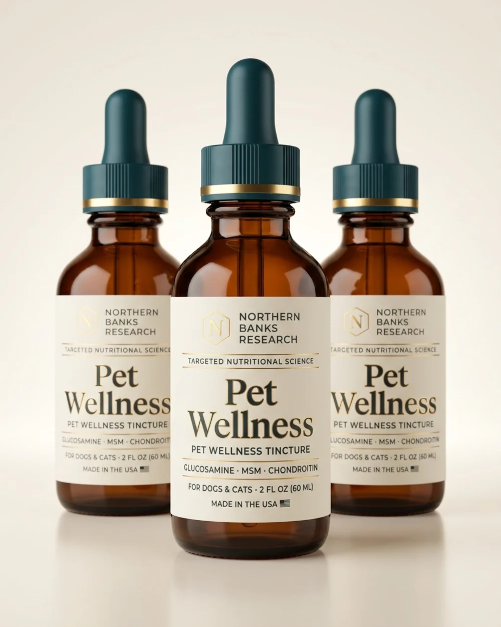 Pet Wellness Tincture 3-bottle supply