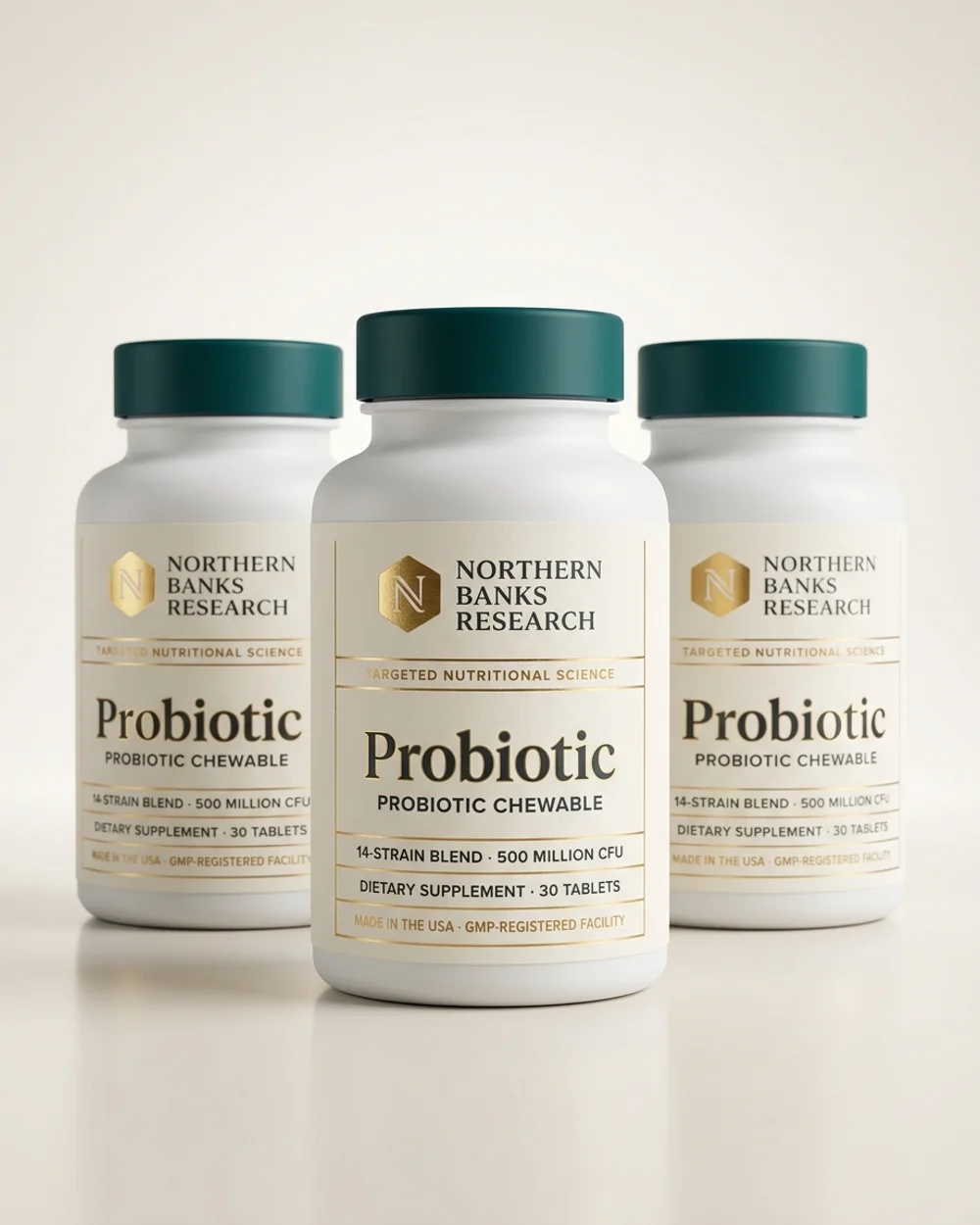 Probiotic Chewable 3-bottle supply